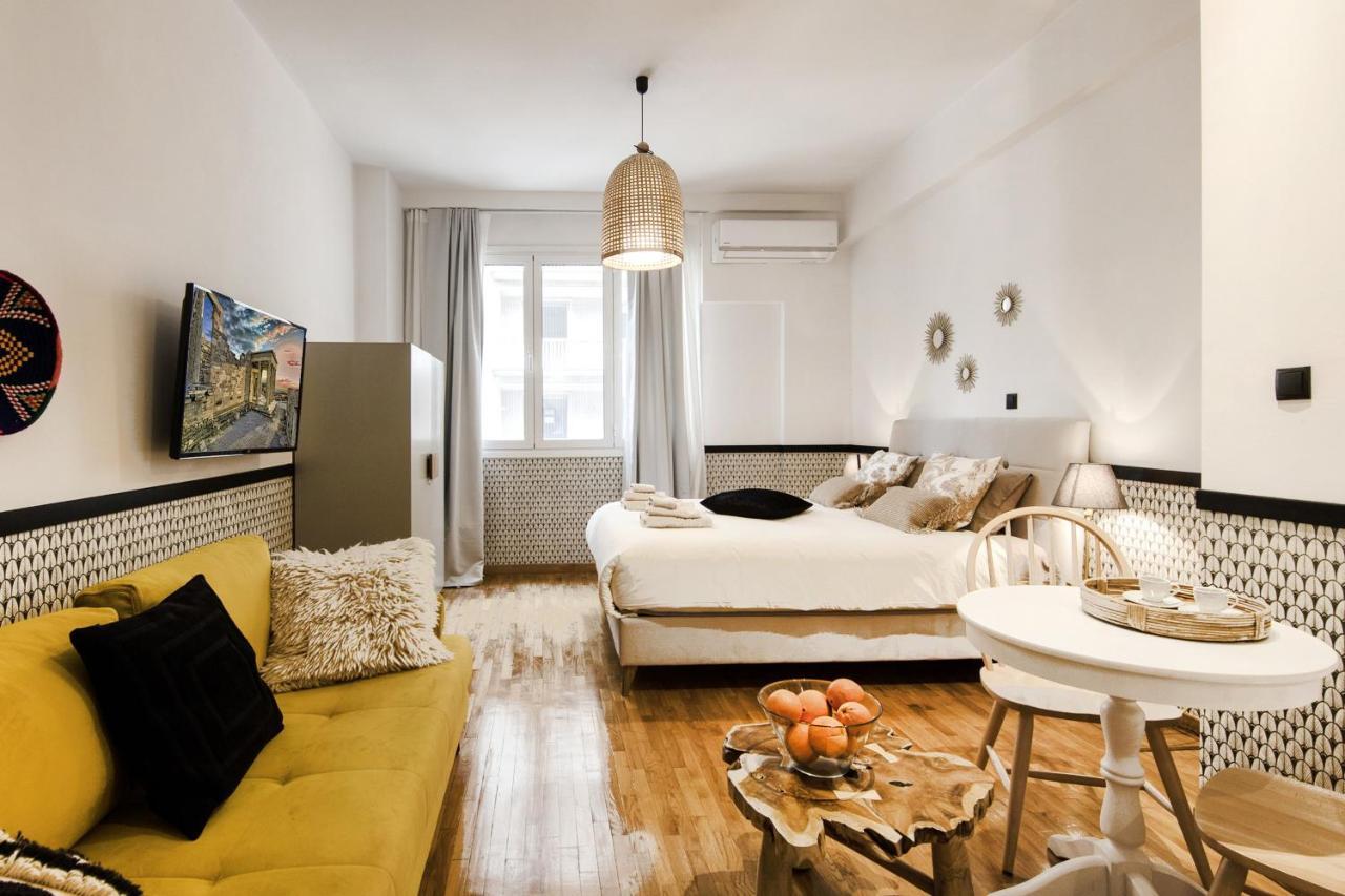 Lejlighed på 36 m² i Omonia med 1 værelse og 1 private badeværelser Athen Eksteriør billede
