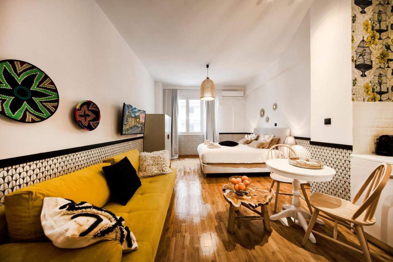 Lejlighed på 36 m² i Omonia med 1 værelse og 1 private badeværelser Athen Eksteriør billede